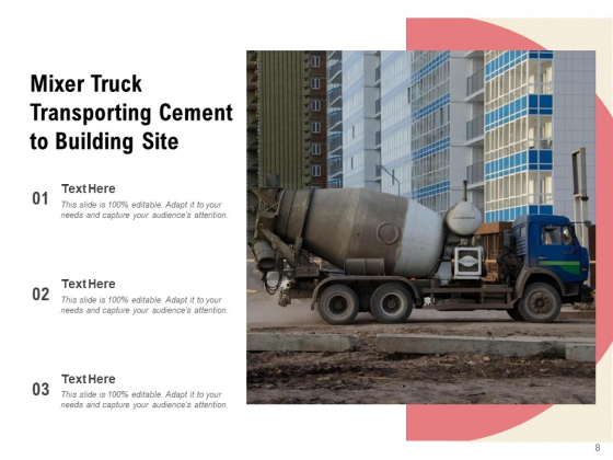 Cement Mixer Cement Material Concrete Mixer Ppt Powerpoint Presentation Complete Deck Powerpoint Templates