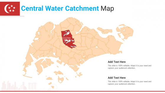 Central Water Catchment Map PowerPoint Presentation PPT Template PDF Central Water Catchment Map PowerPoint Presentation PPT Template PDF