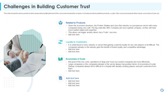 Challenges In Building Customer Trust Formats PDF