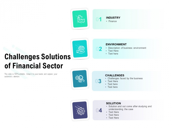 Challenges Solutions Of Financial Sector Ppt PowerPoint Presentation Infographics Maker Challenges Solutions Of Financial Sector Ppt PowerPoint Presentation Infographics Maker