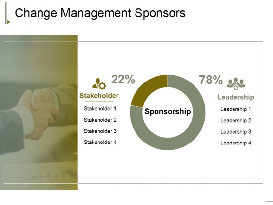 Change Management Sponsors Ppt PowerPoint Presentation Icon Slideshow Change Management Sponsors Ppt PowerPoint Presentation Icon Slideshow