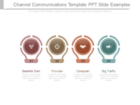 Channel Communications Template Ppt Slide Examples Channel Communications Template Ppt Slide Examples