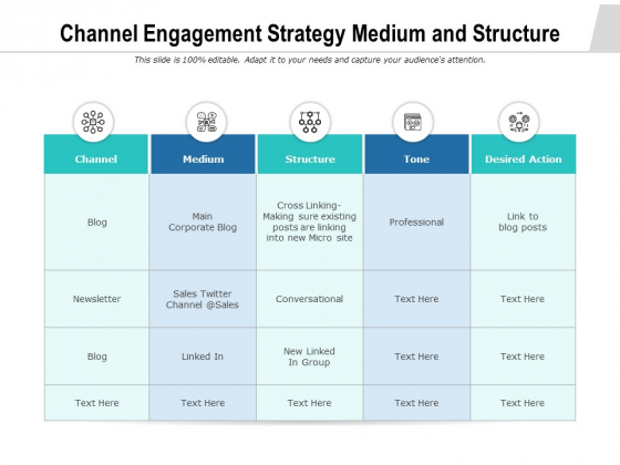 Channel Engagement Strategy Medium And Structure Ppt PowerPoint Presentation File Template PDF Channel Engagement Strategy Medium And Structure Ppt PowerPoint Presentation File Template PDF