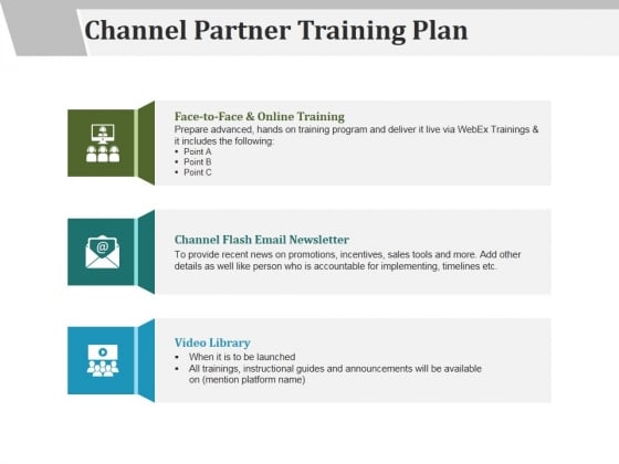 Channel Partner Training Plan Ppt PowerPoint Presentation Outline Visuals