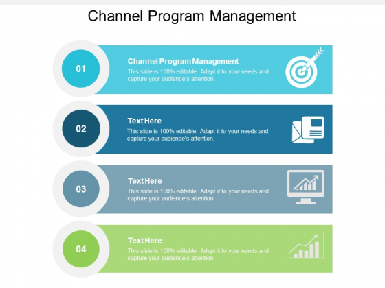 Channel Program Management Ppt PowerPoint Presentation Portfolio Background Images Cpb