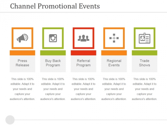 Channel Promotional Events Ppt PowerPoint Presentation Layouts Graphics
