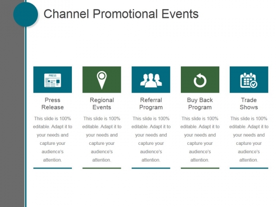 Channel Promotional Events Ppt PowerPoint Presentation Model