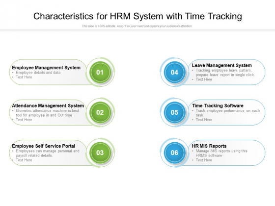 Characteristics For Hrm System With Time Tracking Ppt PowerPoint Presentation Visual Aids Example 2015 PDF Characteristics For Hrm System With Time Tracking Ppt PowerPoint Presentation Visual Aids Example 2015 PDF