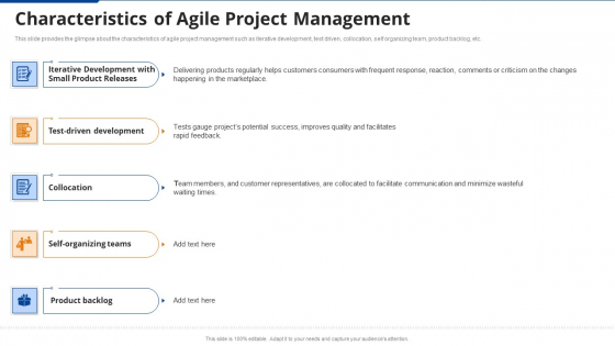 Characteristics Of Agile Project Management Ppt Pictures Guidelines PDF Characteristics Of Agile Project Management Ppt Pictures Guidelines PDF