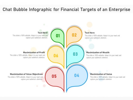 Chat Bubble Infographic For Financial Targets Of An Enterprise Ppt PowerPoint Presentation Gallery Visual Aids PDF Chat Bubble Infographic For Financial Targets Of An Enterprise Ppt PowerPoint Presentation Gallery Visual Aids PDF