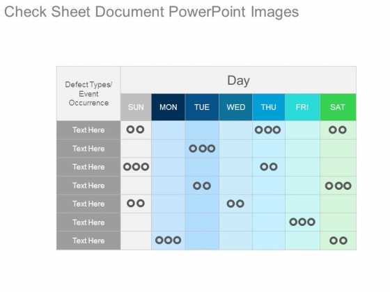 Check Sheet Document Powerpoint Images Check Sheet Document Powerpoint Images