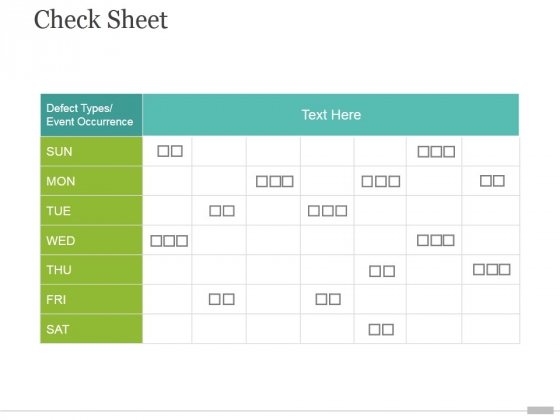 Check Sheet Ppt PowerPoint Presentation Layout Check Sheet Ppt PowerPoint Presentation Layout