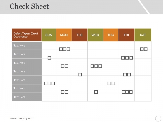 Check Sheet Ppt PowerPoint Presentation Professional Portfolio Check Sheet Ppt PowerPoint Presentation Professional Portfolio