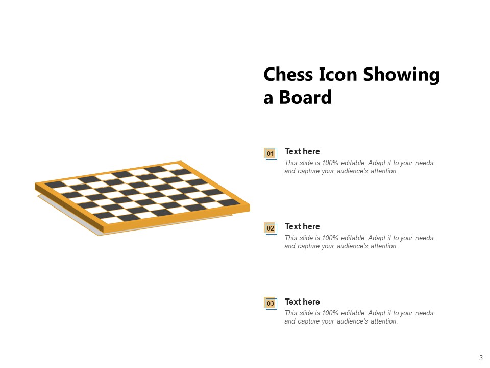 Checker Board Icon Chess Icon Chess Piece Board Strategy Ppt PowerPoint Presentation Complete Deck professionally graphical