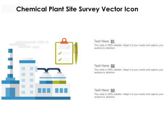 Chemical Plant Site Survey Vector Icon Ppt PowerPoint Presentation File Portrait PDF