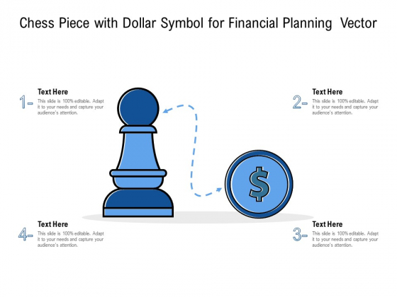 Chess Piece With Dollar Symbol For Financial Planning Vector Ppt PowerPoint Presentation Layouts Show