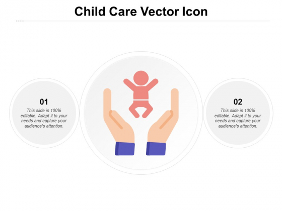 Child Care Vector Icon Ppt PowerPoint Presentation Pictures Professional