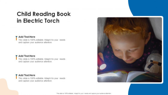 Child Reading Book In Electric Torch Sample PDF