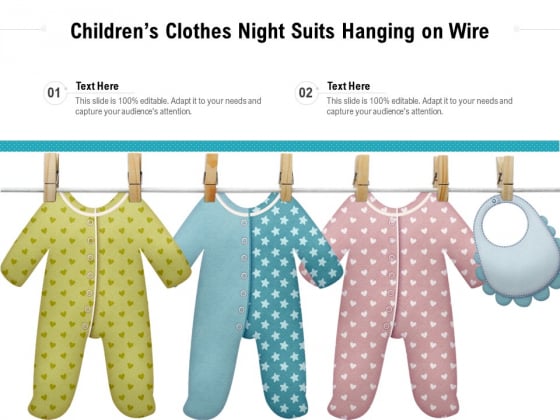 Childrens Clothes Night Suits Hanging On Wire Ppt PowerPoint Presentation Model Example PDF Childrens Clothes Night Suits Hanging On Wire Ppt PowerPoint Presentation Model Example PDF