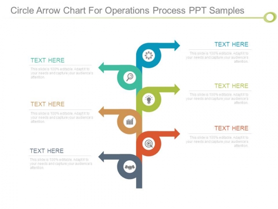 Circle Arrow Chart For Operations Process Ppt Samples