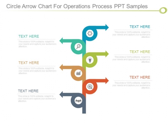 circle arrow chart for operations process ppt samples powerpoint ppt samples