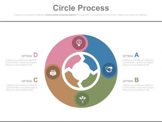 Circle Process For Financial Analysis Powerpoint Template Circle Process For Financial Analysis Powerpoint Template