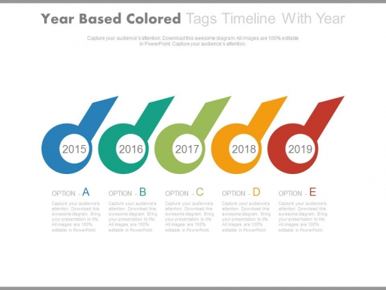 Circle Tags Timeline Diagram With Years Powerpoint Slides Circle Tags Timeline Diagram With Years Powerpoint Slides