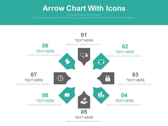 Circular Arrow Chart With Business Icons Powerpoint Slides Circular Arrow Chart With Business Icons Powerpoint Slides