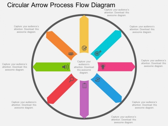 Circular Arrow Process Flow Diagram Powerpoint Template Circular Arrow Process Flow Diagram Powerpoint Template