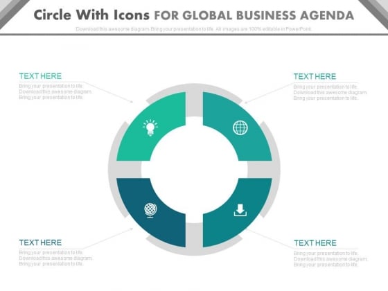 Circular Diagram For Process Strategy Powerpoint Template Circular Diagram For Process Strategy Powerpoint Template