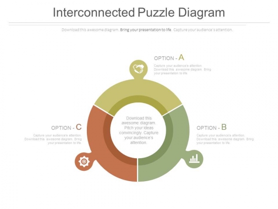 Circular Diagram With Three Sides Powerpoint Slides Circular Diagram With Three Sides Powerpoint Slides