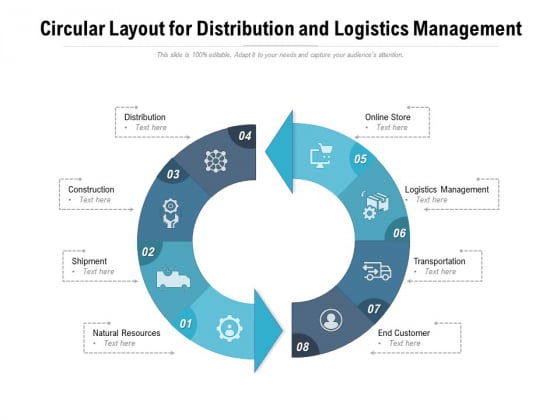 Circular Layout For Distribution And Logistics Management Ppt PowerPoint Presentation Professional Graphics PDF Circular Layout For Distribution And Logistics Management Ppt PowerPoint Presentation Professional Graphics PDF