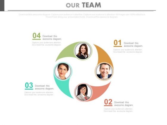 Circular Layout Of Team Members Powerpoint Slides Circular Layout Of Team Members Powerpoint Slides