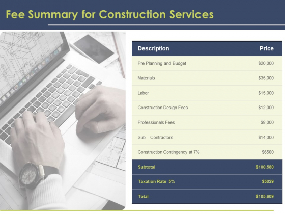 Civil Building Construction Proposal Fee Summary For Construction Services Inspiration PDF Civil Building Construction Proposal Fee Summary For Construction Services Inspiration PDF