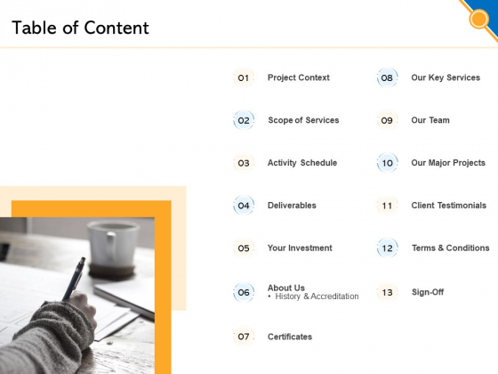 Civil Construction Engineering Consulting Proposal Table Of Content Sample PDF Civil Construction Engineering Consulting Proposal Table Of Content Sample PDF