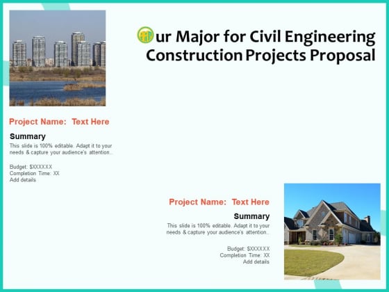Civil Engineering Consulting Services Our Major For Civil Engineering Construction Projects Proposal Rules PDF