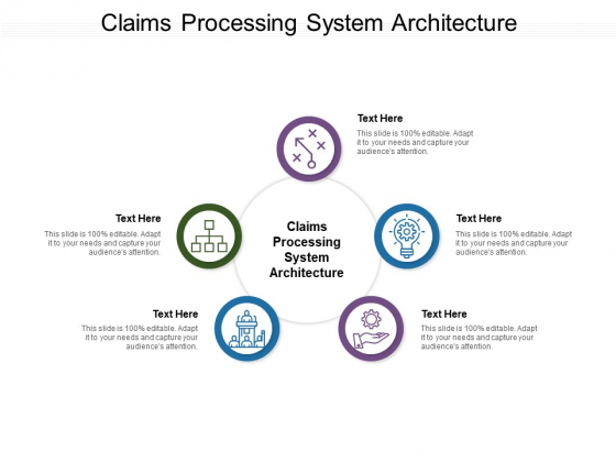Claims Processing System Architecture Ppt PowerPoint Presentation Icon Skills Cpb Pdf