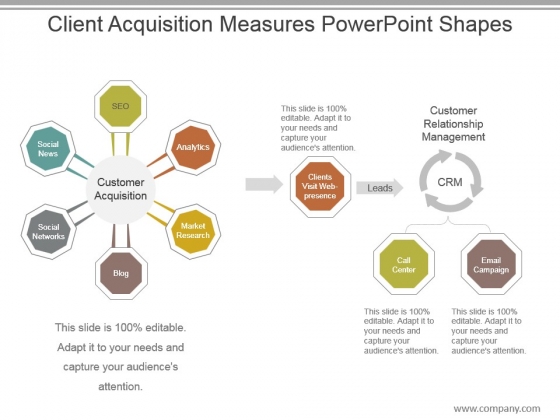 Client Acquisition Measures Powerpoint Shapes Client Acquisition Measures Powerpoint Shapes