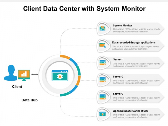 Client Data Center With System Monitor Ppt PowerPoint Presentation File Portrait PDF Client Data Center With System Monitor Ppt PowerPoint Presentation File Portrait PDF