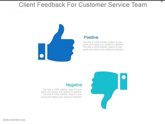 Client Feedback For Customer Service Team Powerpoint Templates Client Feedback For Customer Service Team Powerpoint Templates