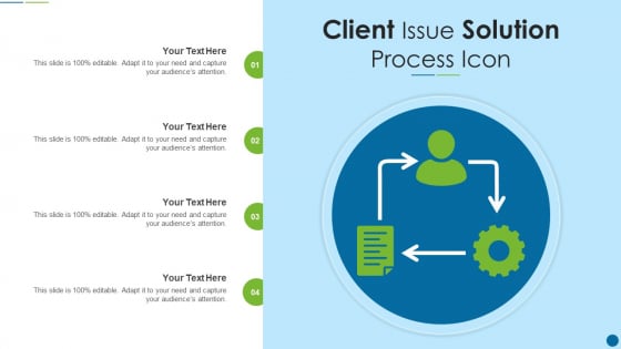 Client Issue Solution Process Icon Inspiration PDF Client Issue Solution Process Icon Inspiration PDF
