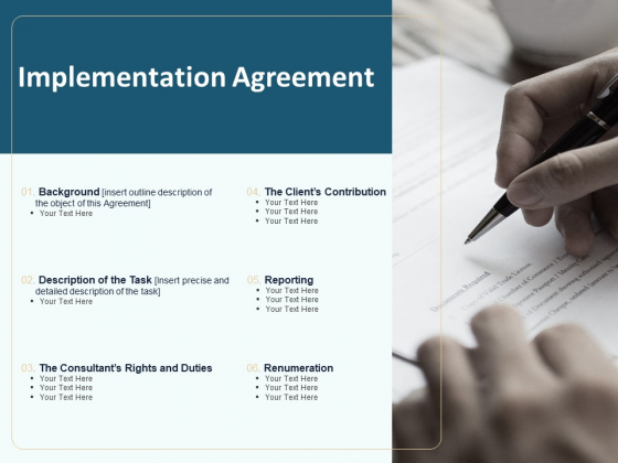 Client Relationship Administration Proposal Template Implementation Agreement Brochure PDF Client Relationship Administration Proposal Template Implementation Agreement Brochure PDF
