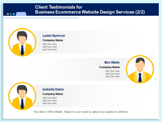 Client Testimonials For Business Ecommerce Website Design Services Planning Ppt PowerPoint Presentation Ideas Pictures PDF Client Testimonials For Business Ecommerce Website Design Services Planning Ppt PowerPoint Presentation Ideas Pictures PDF