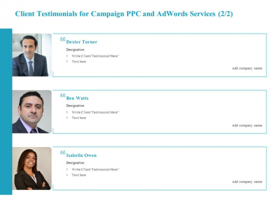 Client Testimonials For Campaign PPC And Adwords Services Testimonials Rules PDF Client Testimonials For Campaign PPC And Adwords Services Testimonials Rules PDF