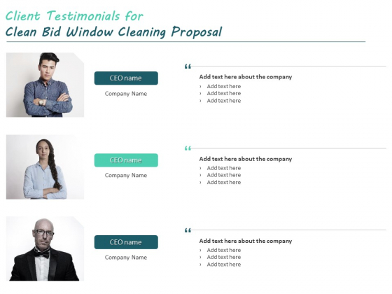 Client Testimonials For Clean Bid Window Cleaning Proposal Ppt File Example PDF Client Testimonials For Clean Bid Window Cleaning Proposal Ppt File Example PDF