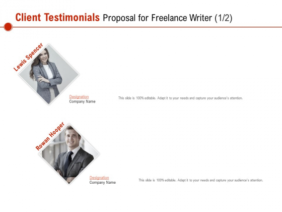 Client Testimonials Proposal For Freelance Writer Ppt PowerPoint Presentation File Outfit PDF Client Testimonials Proposal For Freelance Writer Ppt PowerPoint Presentation File Outfit PDF