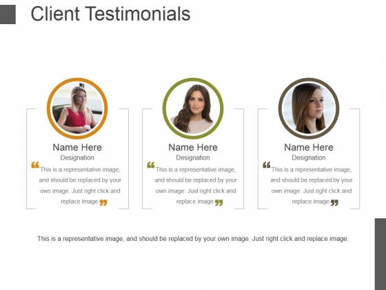 Client Testimonials Template 2 Ppt PowerPoint Presentation Influencers