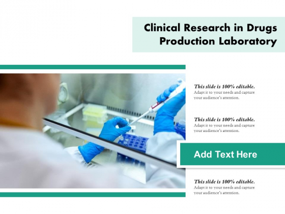 Clinical Research In Drugs Production Laboratory Ppt PowerPoint Presentation Pictures Layouts PDF Clinical Research In Drugs Production Laboratory Ppt PowerPoint Presentation Pictures Layouts PDF