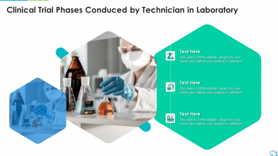 Clinical Trial Phases Conduced By Technician In Laboratory Background PDF