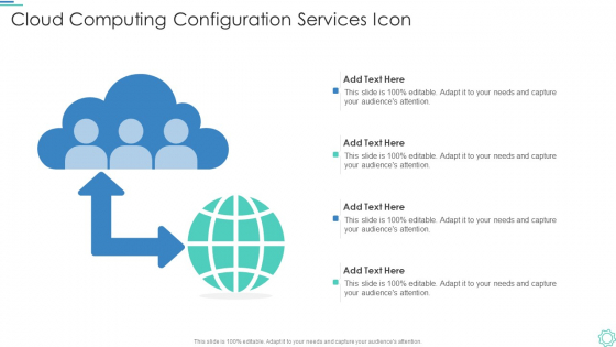 Cloud Computing Configuration Services Icon Professional PDF